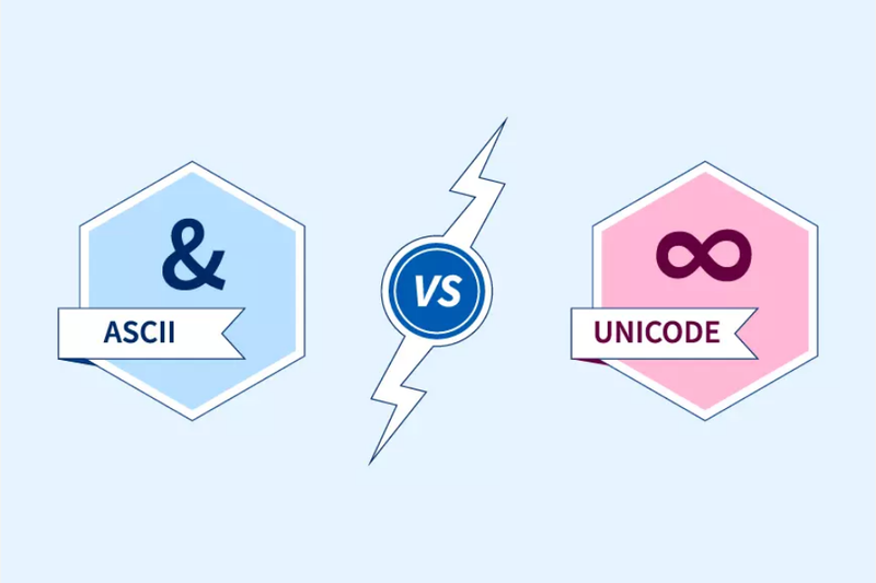 Bảng mã ASCII khác gì Unicode?