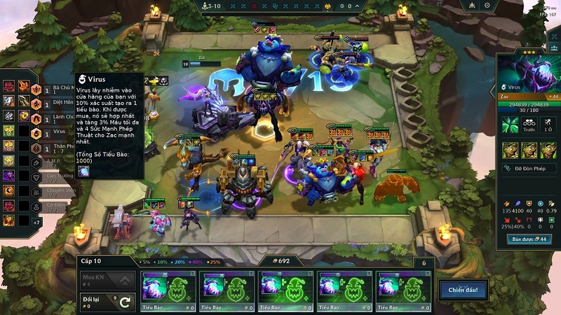 Trang bị và hướng phát triển cuối trận