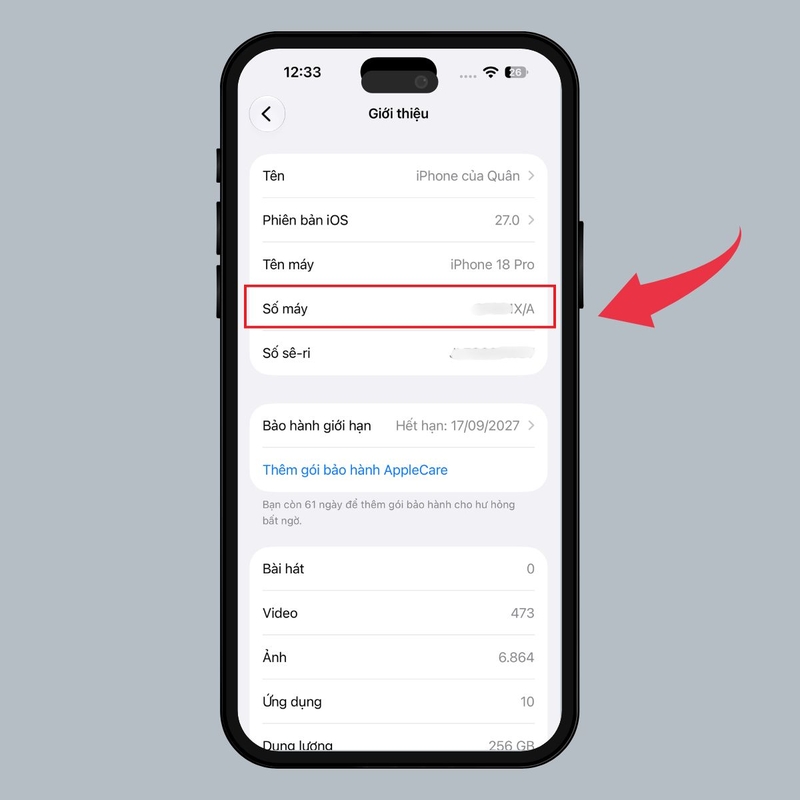 Mã iPhone 18 Pro Max 5