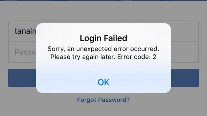 Mã lỗi 2 trên Facebook là gì?