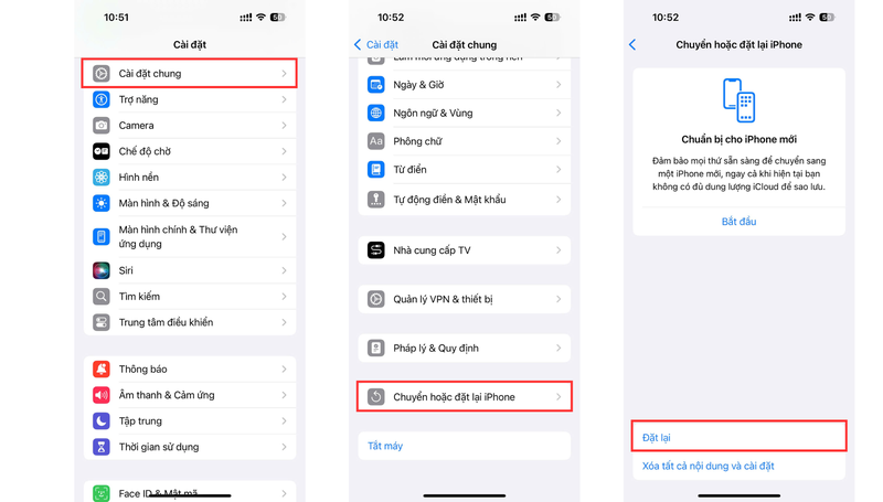 Đặt lại cài đặt mạng