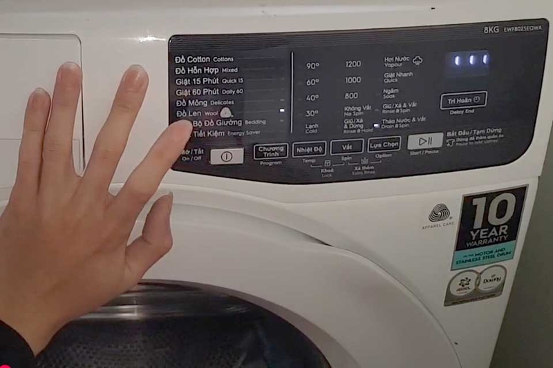 Mã lỗi máy giặt Electrolux - 05