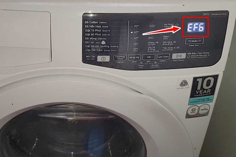 Mã lỗi máy giặt Electrolux - 03