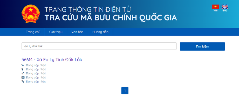 Nhập tên xã, phường cần tra cứu