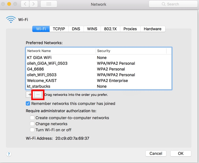 MacBook kết nối Wi-Fi nhưng không vào được mạng hình 1