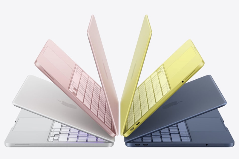 4 tuỳ chọn màu sắc trên MacBook Neo