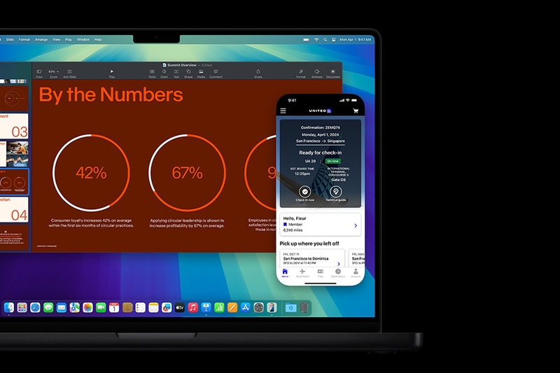 Macbook M4 Pro tiện lợi cùng hệ sinh thái Apple