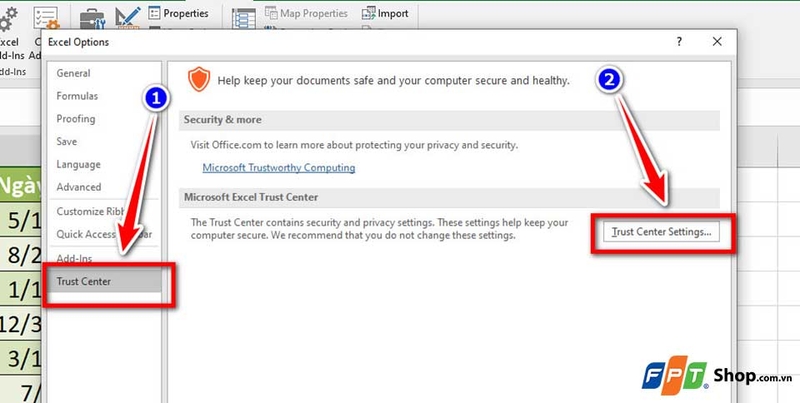 Cách bật, tắt Macro trên Excel - 04