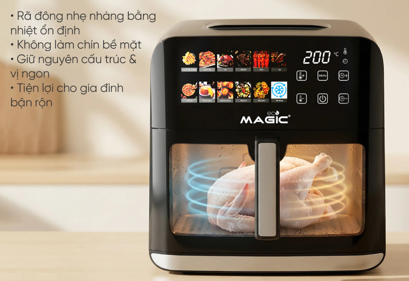 Nồi chiên không dầu điện tử Magic Eco 8 lít AC-162 - hình 6