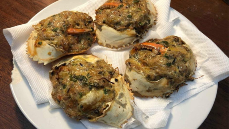 Mai cua nhồi thịt 3