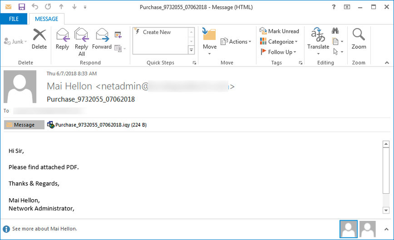 Malspam trông có vẻ đáng tin cậy khiến người đọc muốn nhấp vào