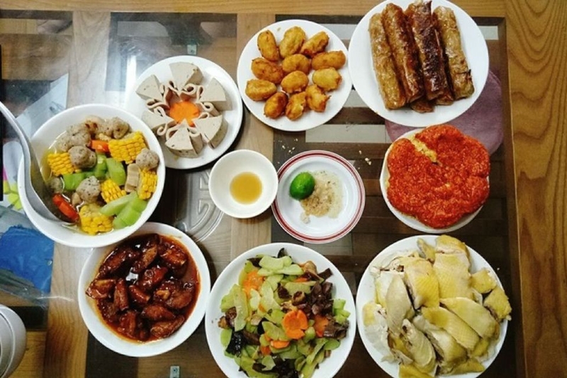 Mâm cỗ cúng Rằm tháng 7 mặn chuẩn truyền thống