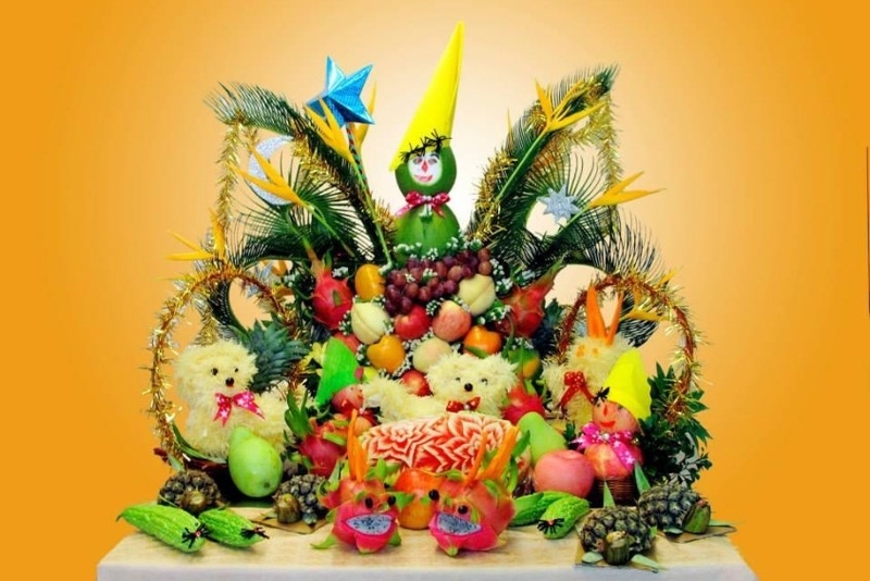 mâm cỗ trung thu ảnh 1