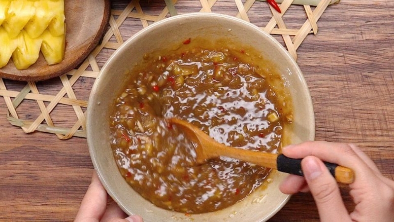 Bước 2: Làm nước mắm nêm