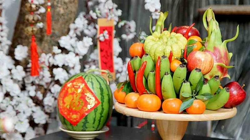 Ý nghĩa của mâm ngũ quả ngày Tết