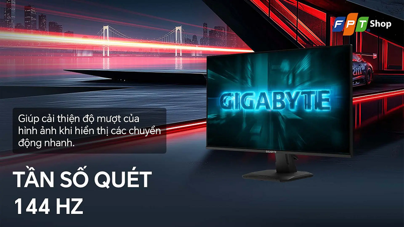 Màn hình Gaming Gigabyte GS25F14 24.5 inch Full HD/IPS/144 Hz