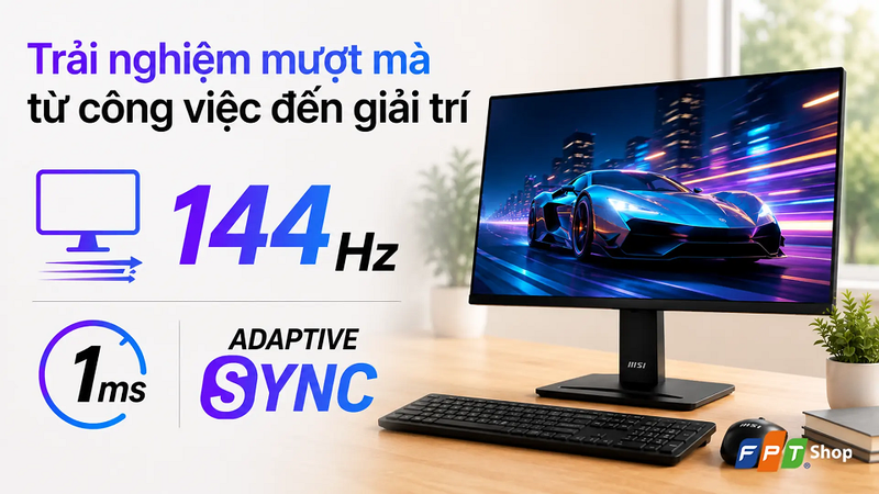 Màn hình MSI Pro MP245 E14VL 23.8 inch Full HD/VA/144 Hz