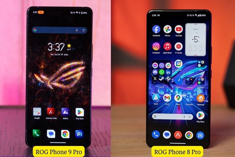 màn hình ROG Phone 9 Pro và ROG Phone 8 Pro