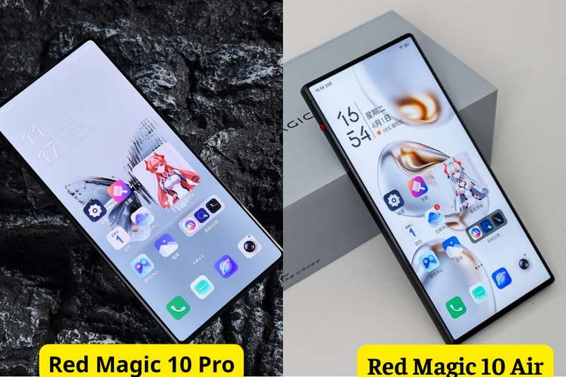 màn hình Red Magic 10 Air và 10 Pro