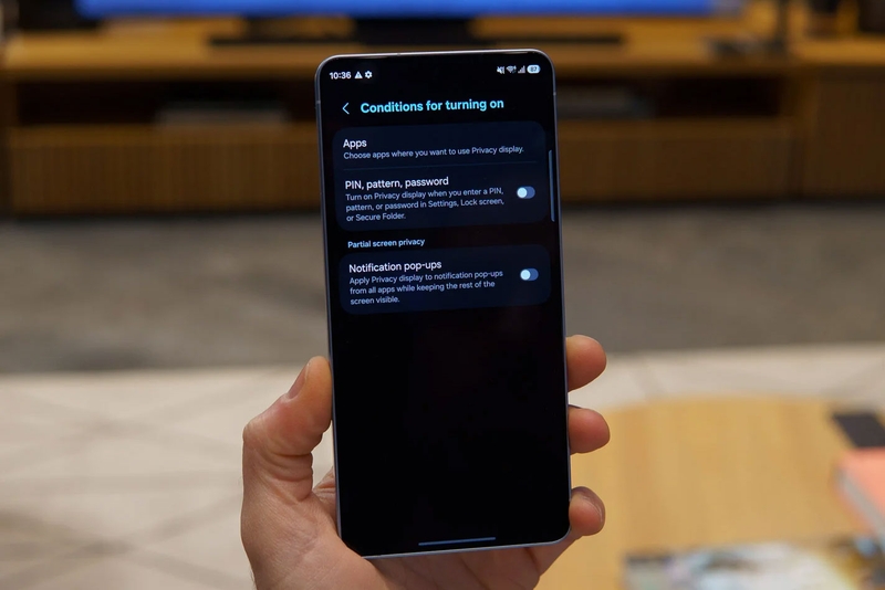 Privacy Display trên Galaxy S27 Ultra dự kiến cải thiện chất lượng hiển thị và trải nghiệm nhìn.