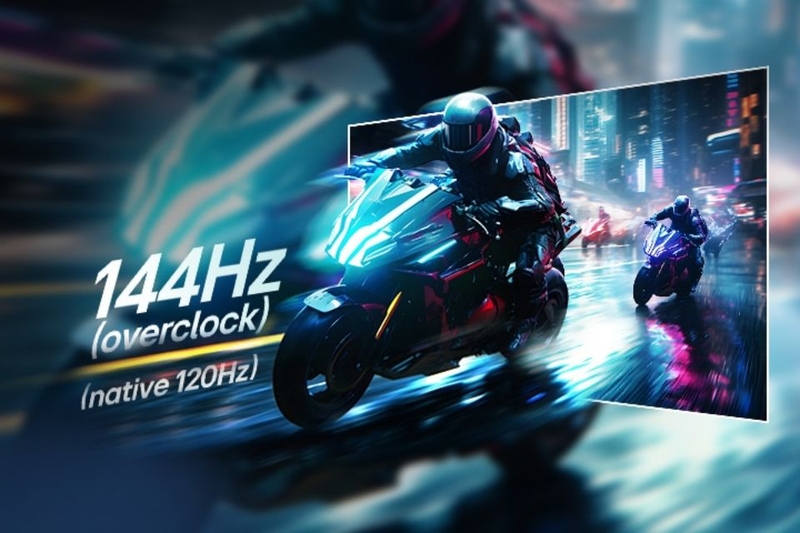 Màn hình Gaming LG UltraGear 27G411A-B.ATV - Khung hình mượt mà với tần số quét 144Hz ép xung