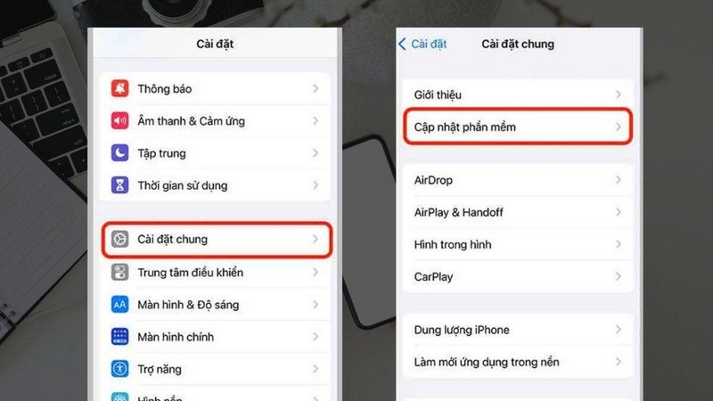 màn hình iPhone bị ám vàng ảnh 5