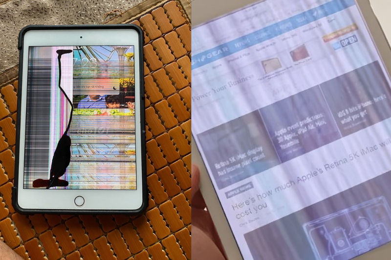 Màn hình iPad bị giật (3)