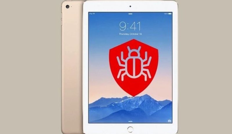 màn hình iPad bị nhòe màu hình 1