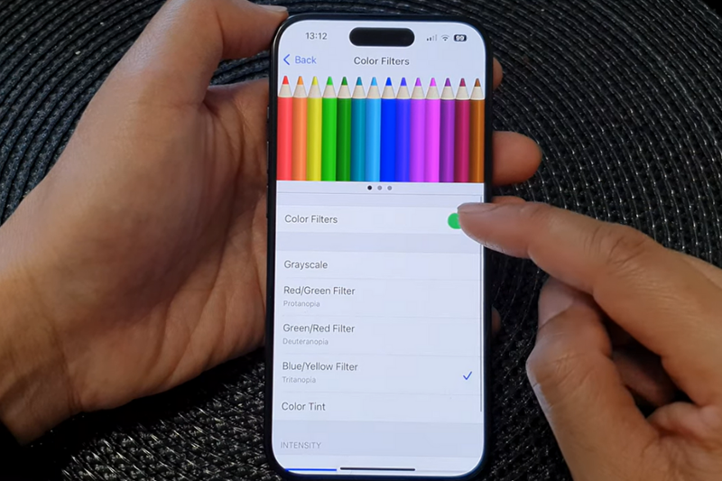 Color Filters bị thay đổi
