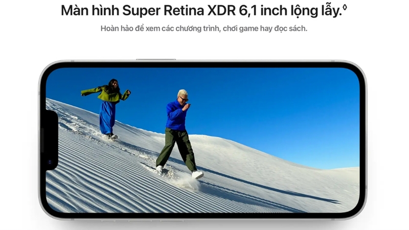 iPhone 16e được trang bị màn hình OLED Super Retina XDR