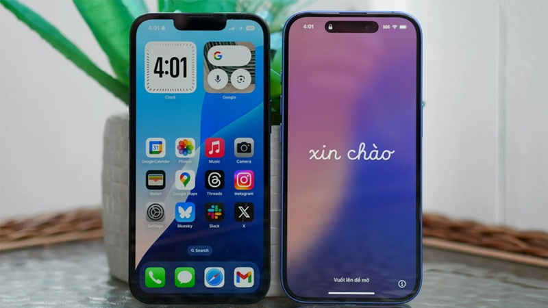 Dynamic Island là khác biệt lớn nhất về màn hình giữa iPhone 16 và 16e