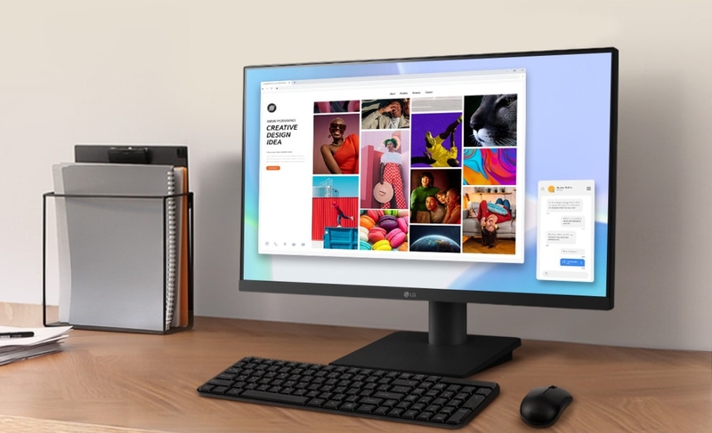 Màn hình LG 24MS570B-B Màn hình IPS Full HD, góc nhìn rộng 178°