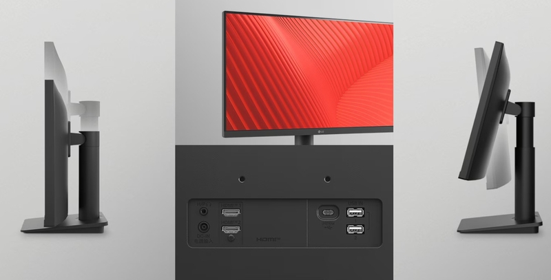 Màn hình LG 24MS570B-B Thiết kế viền mỏng và tối ưu diện tích hiển thị
