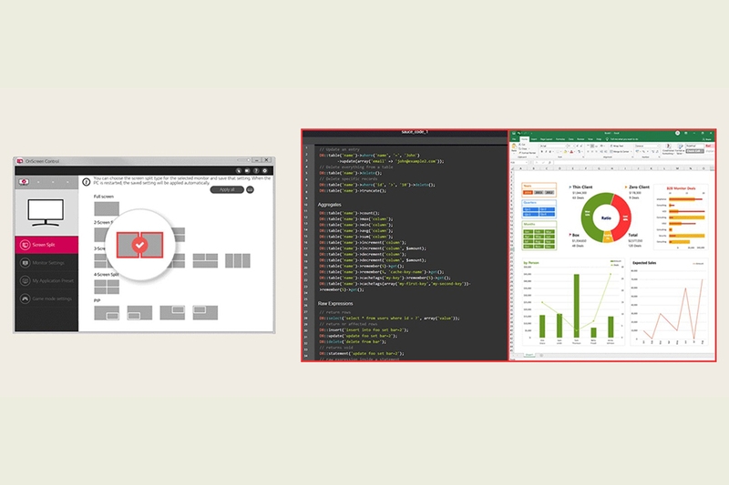 Màn hình LG 27MR400-B - Thoải mái thiết lập với OnScreen Control