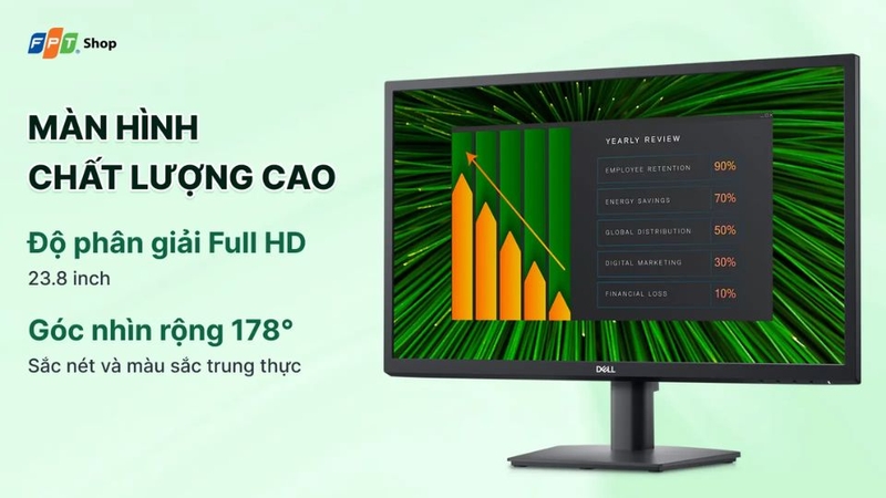 màn hình máy tính Dell cho văn phòng 2025 1