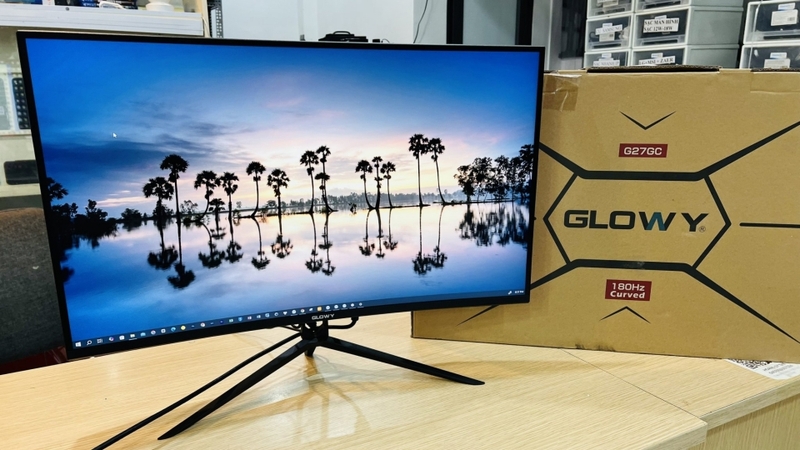 Màn hình Glowy G27GCN là dòng màn hình gaming thiết kế cong và tràn viền