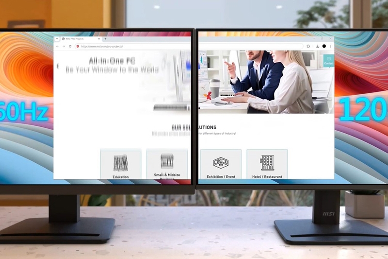 Màn hình MSI MP275 E2 - Thiết kế đẹp mắt, viền 4 cạnh mỏng như biến mất