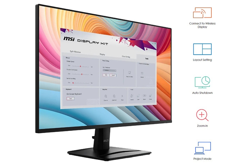Màn hình MSI MP275 E2 - Cài đặt và thiết lập dễ dàng với Display Kit