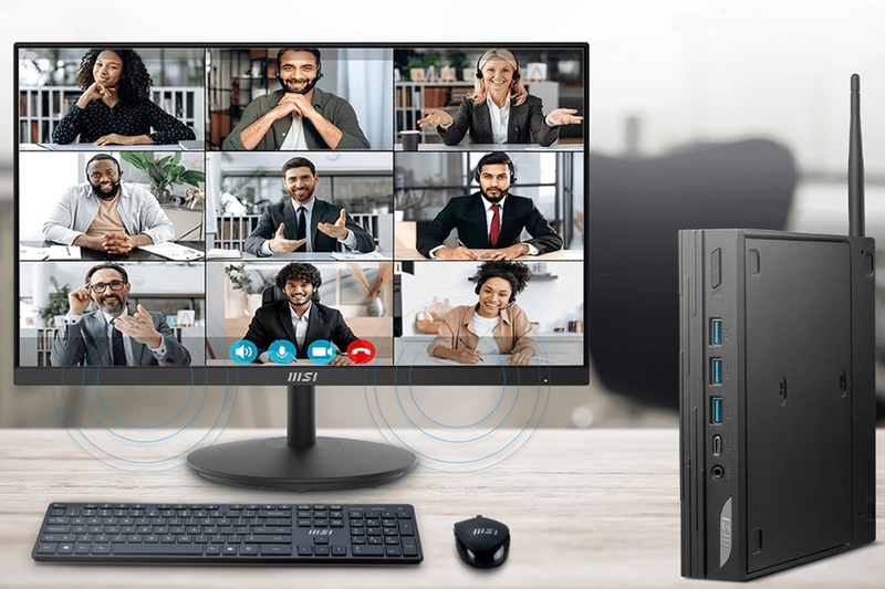 Màn hình MSI Pro MP242A - Họp hành, học tập và giải trí với loa tích hợp