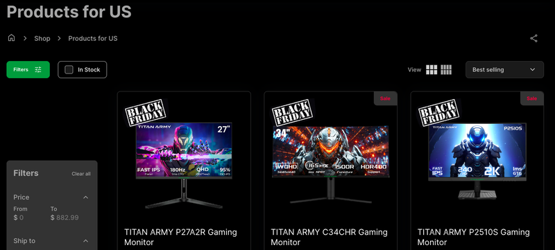 Màn hình Titan Army