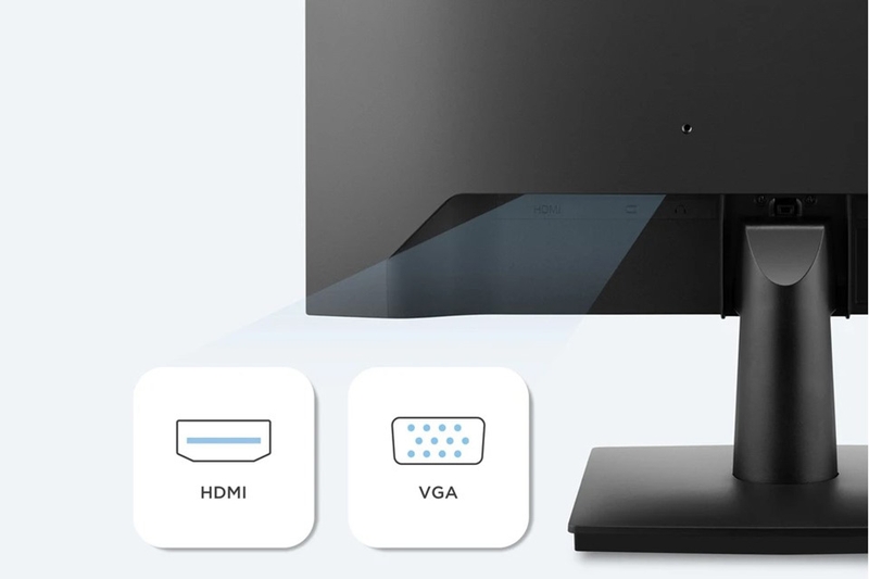 Màn hình Viewsonic VA2214-H kết nối đa dạng