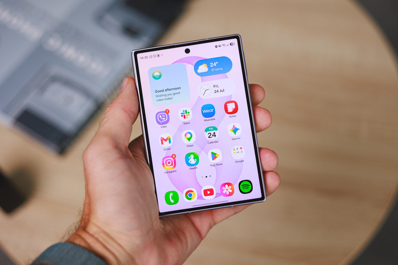 Mặt lưng Galaxy Z Fold 8 làm từ vật liệu gì 7
