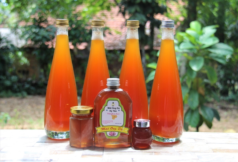 mật ong dú - chai mật