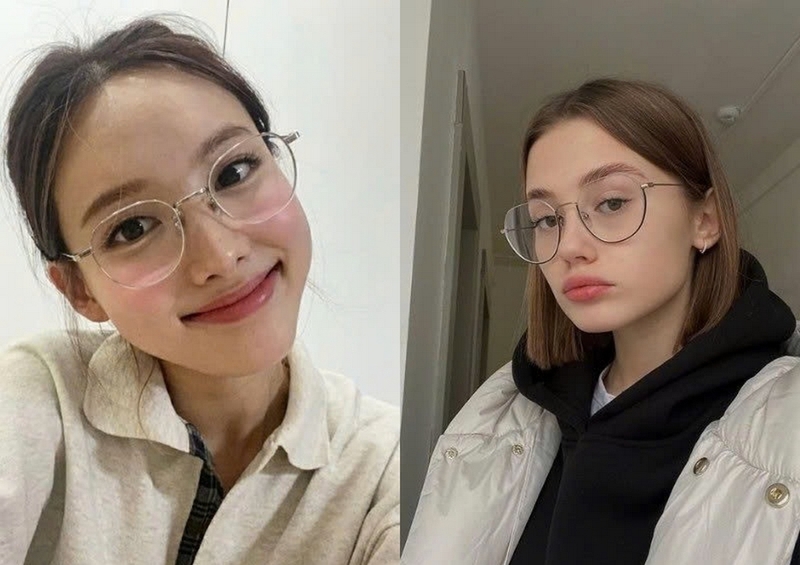 Mặt tròn nên đeo kính gì ảnh 3