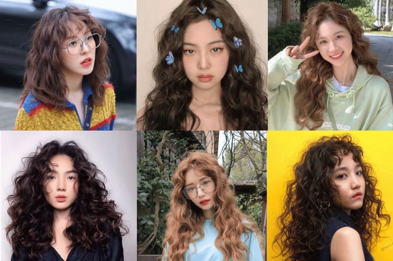 Tóc uốn xoăn hippie