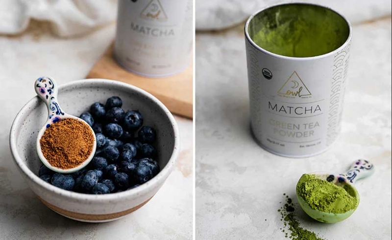 Matcha latte việt quất - 02