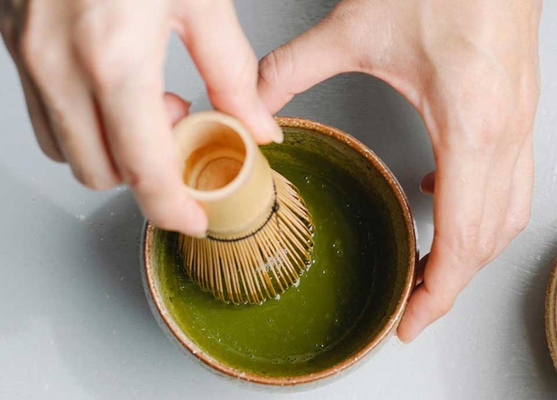 Matcha latte việt quất - 05