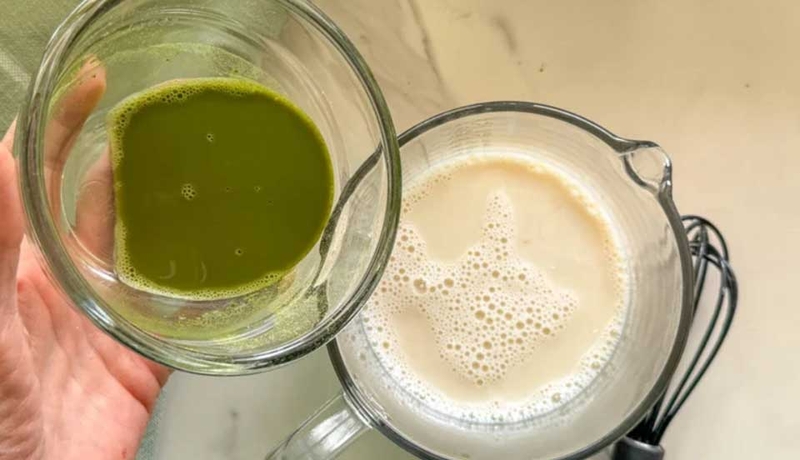 Matcha pudding - 09