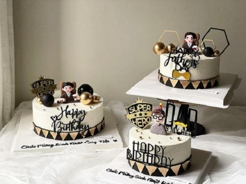 Bánh kem là món quà gửi gắm lời chúc mừng tuổi mới
