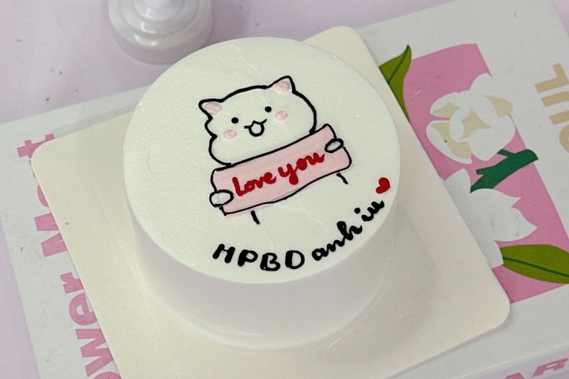 Các mẫu bánh kem cho người yêu, vợ/chồng